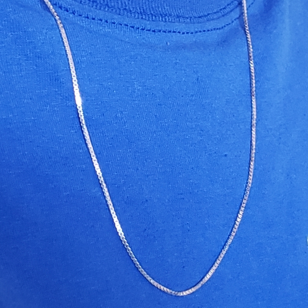 COPY - New 925 Sterling Silver box chain necklace